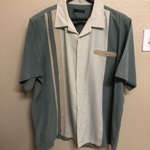 Via Europa Short-Sleeve Button-Down Shirt